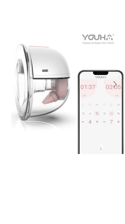 YOUHA The INS GEN2 مضخة الثدي القابلة للأرتداء