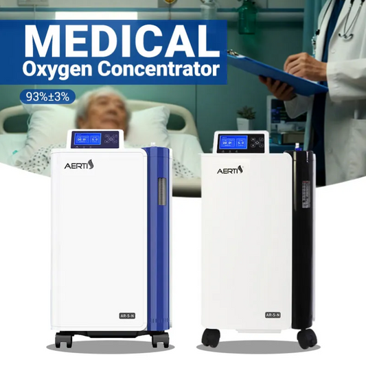 جهاز تركيز الأكسجين المنزلي المحمول إعلان الخدمة العامة سعة 5 لترات طبي