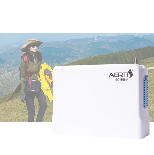 جهاز تركيز أكسجين صغير محمول مع بطارية