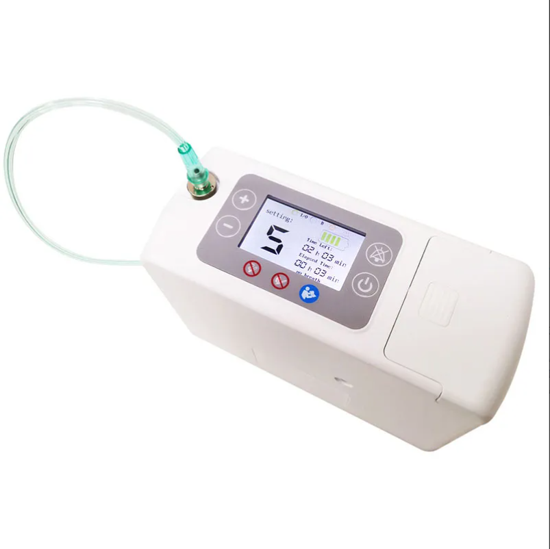 جهاز تركيز أكسجين صغير محمول مع بطارية