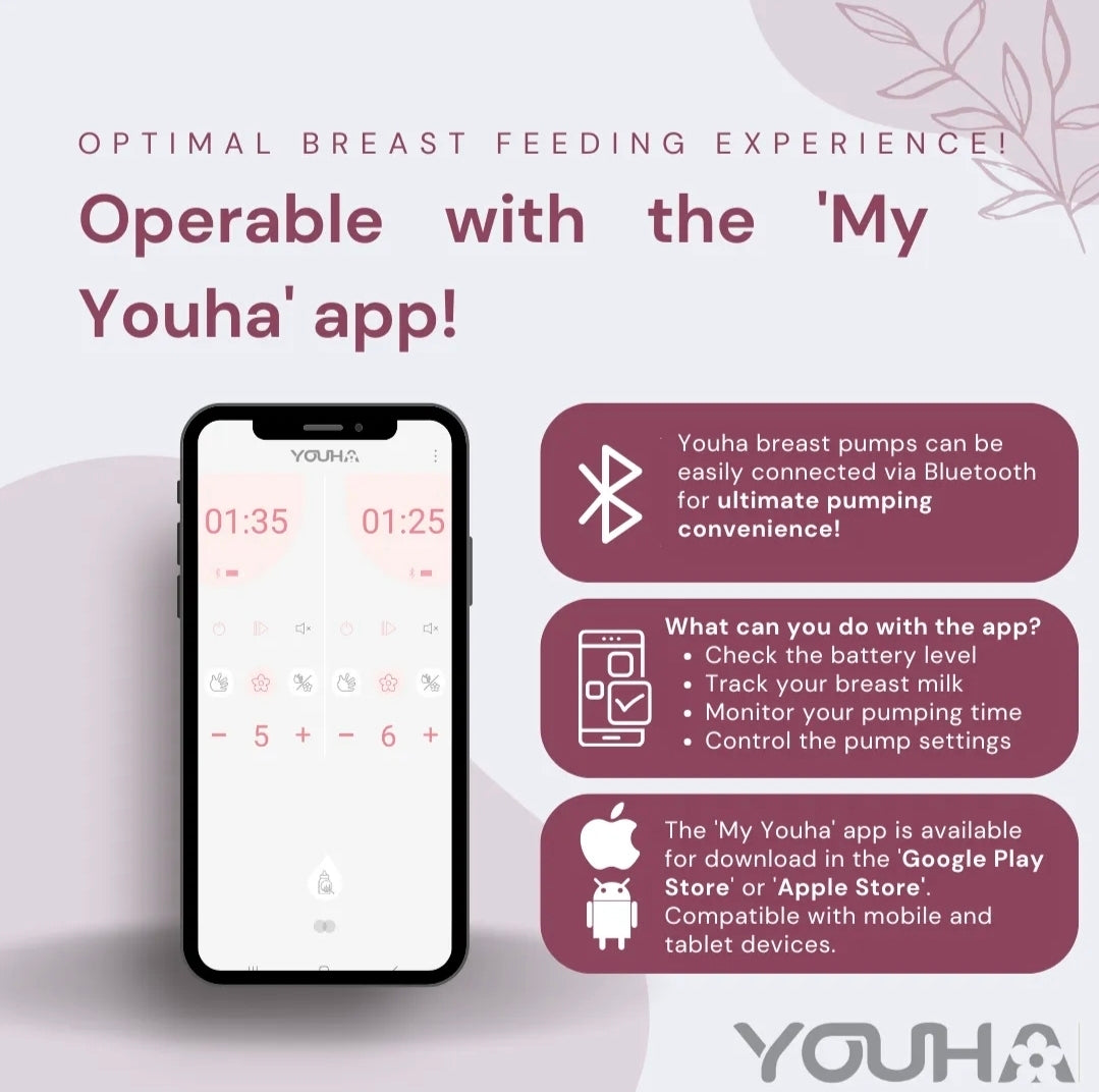 YOUHA The INS GEN2 مضخة الثدي القابلة للأرتداء