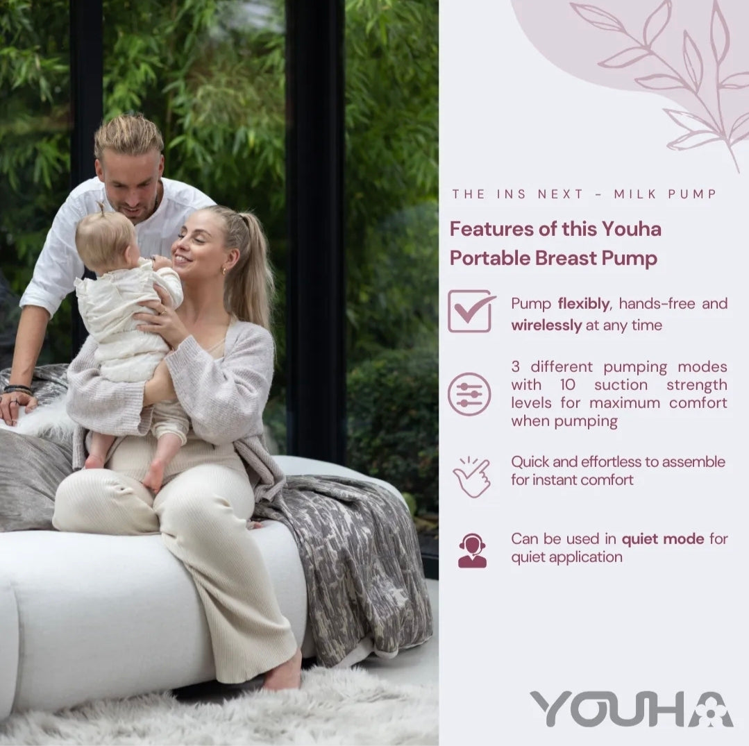 YOUHA The INS GEN 1 PLUS مضخة الثدي القابلة للارتداء