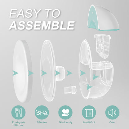 مضخة الثدي القابلة للارتداء إيفيرا YH-P8X