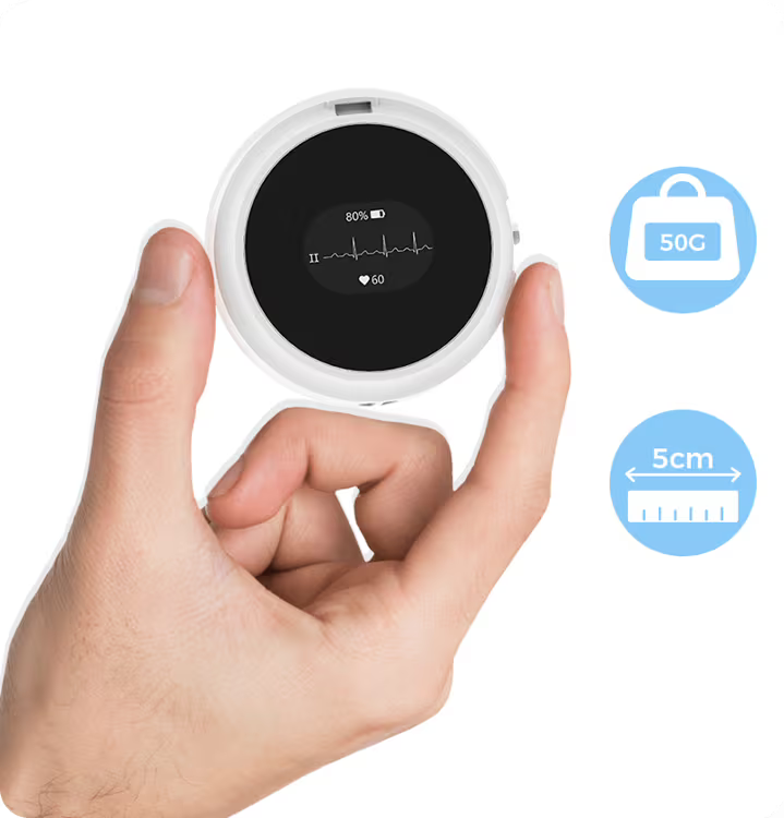 جهاز مراقبة هولتر صغير ذو 12 قناة